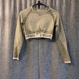 Gymshark long sleeve crop top